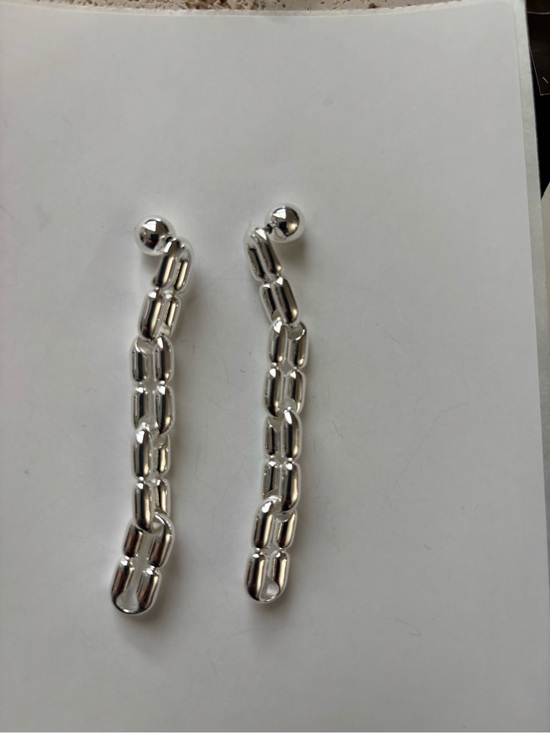Jenny Bird Jewelry - Nwot Jenny bird silver Chain-Link Drop Earring
